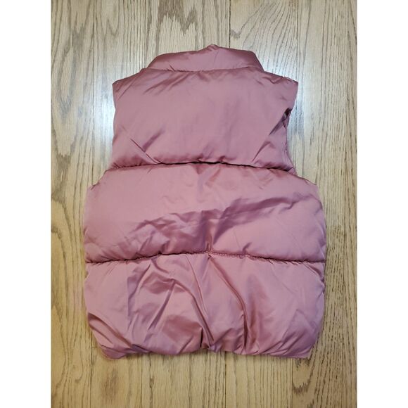 Old Navy 4T Puffer Vest Unisex Frost-Free Vest for Toddler Dusty Red Pink EUC - Picture 2 of 8